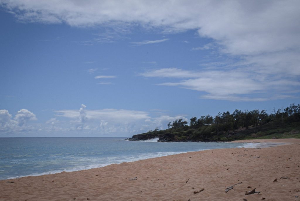 donkey beach aussi appelée Secret beach, Kauai