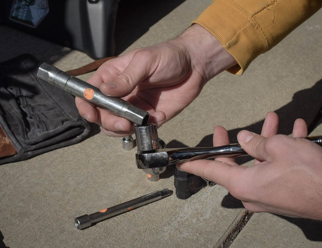 clé bougie pour trousse à outils moto 