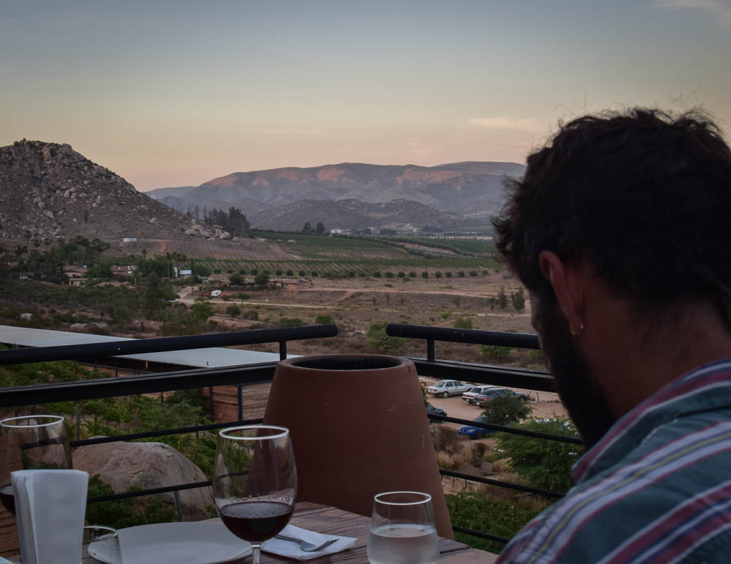 Vue sur Valle de Guadalupe