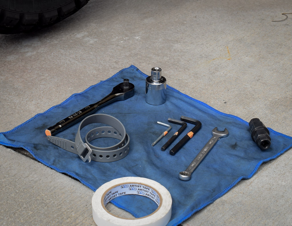 outils nécessaire pour démonter roue arrière moto
