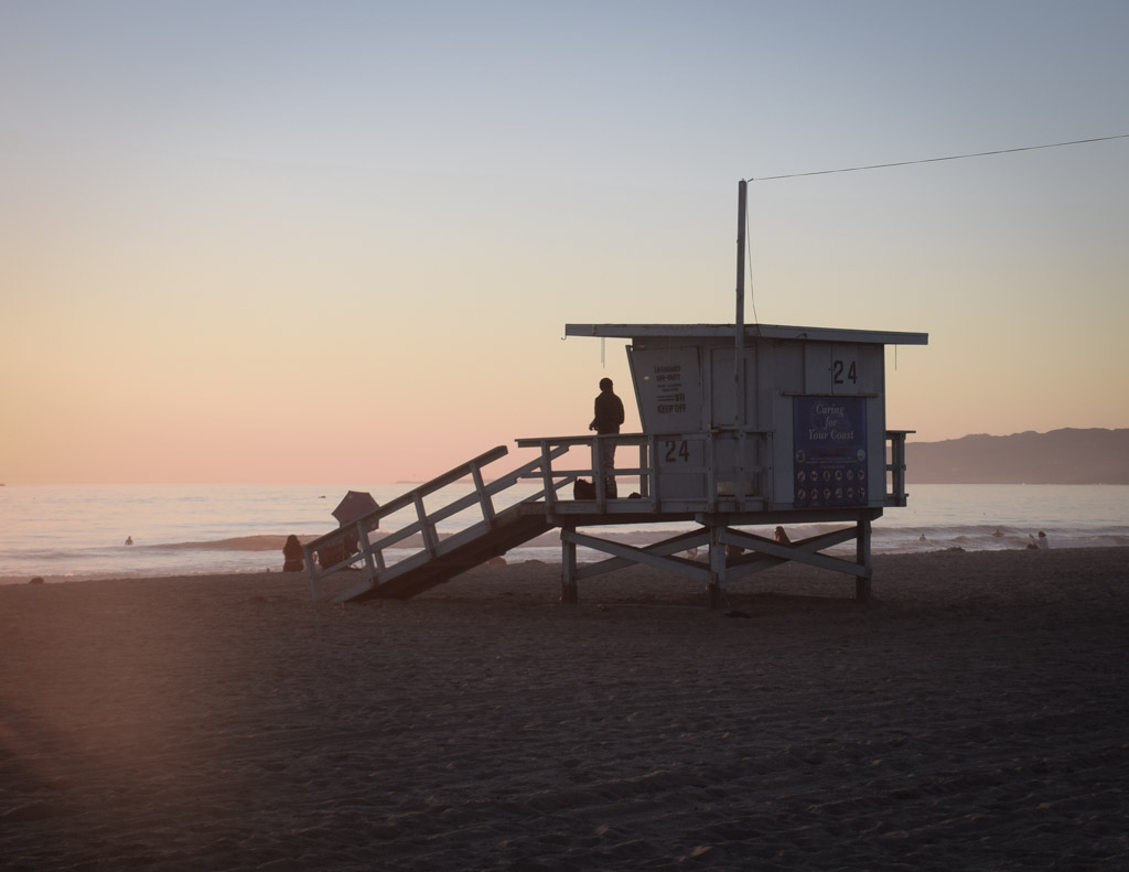 sunset sur Santa Monica