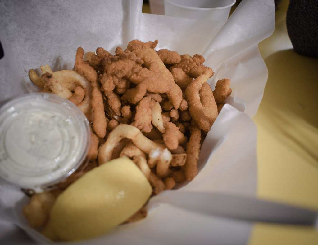 Clam Fried à pismo beach au splash café