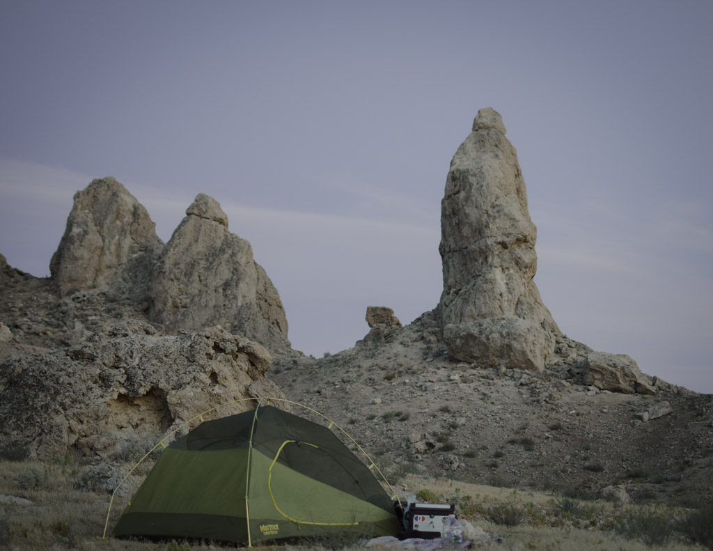 camping à Trona Pinnacless