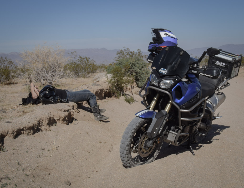 rider dans le sable, ça fatigue ! Joshua Tree