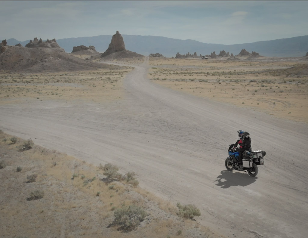 voyage moto à Trona