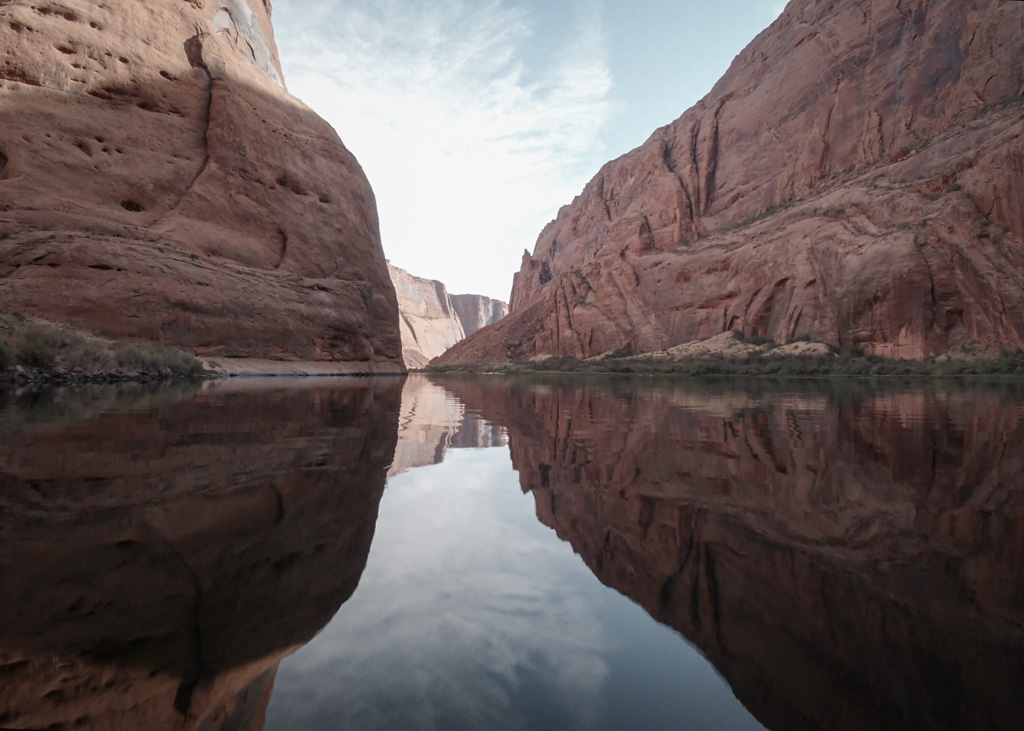 vue depuis le Colorado au niveau de Horseshoe Bend en Arizona 