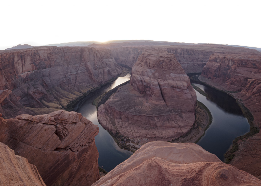 Vue sur Horseshoe Bend en Arizona