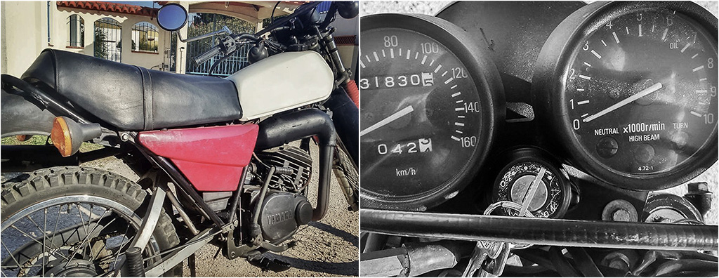 Projet de restauration d'une moto ancienne : Yamaha DTMX 125 à l'achat !