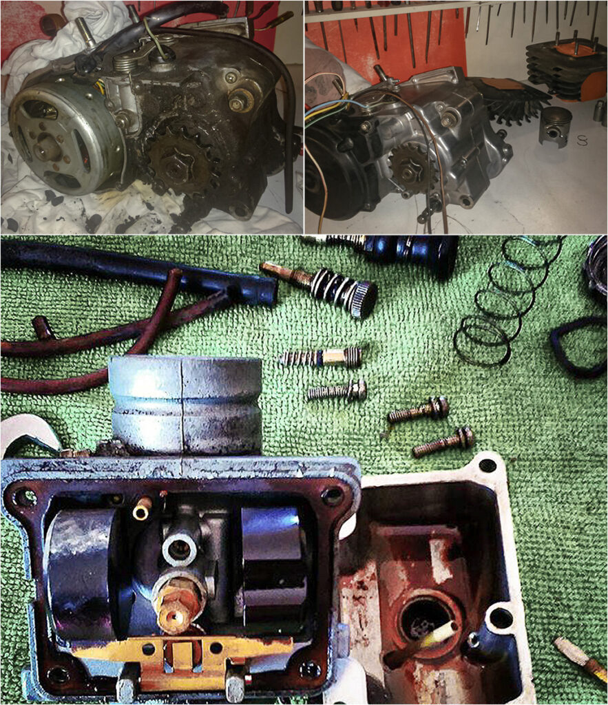 restaurer moto ancienne : nettoyage du carburateur 