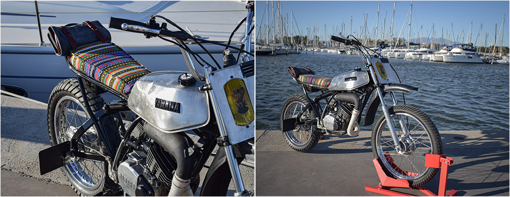 restaurer une moto ancienne et transformation en scrambler 